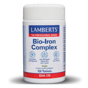 LAMBERTS BIO-IRON COMPLEX X 120 TABLETS