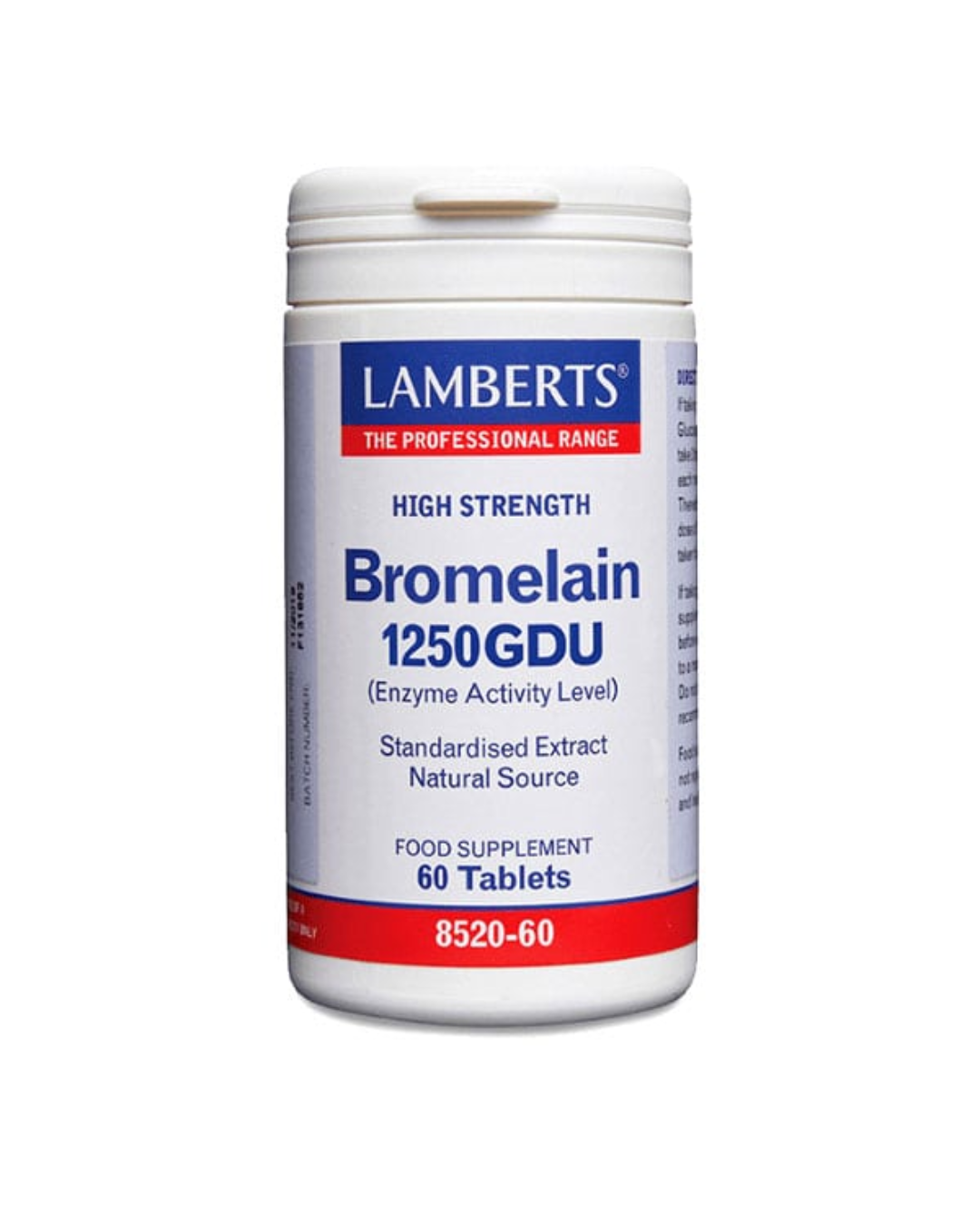 LAMBERTS BROMELAIN 1250 GDU X 60 TABLETS