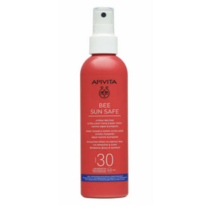 APIVITA BEE SUN SAFE HYDRA MELTING ULTRA LIGHT FACE AND BODY SPRAY SPF 30 200 ML