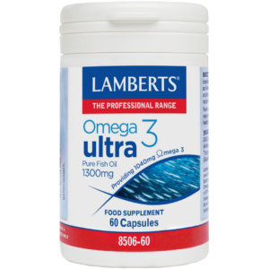 LAMBERTS OMEGA 3 ULTRA PURE FISH OIL 1300 MG X 60 CAPSULES
