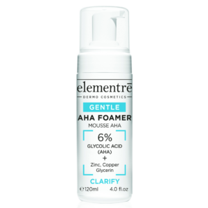 ELEMENTRE AHA FOAMER GENTLE (6% GLYCOLIC ACID + ZINC COPPER GLYCERINE ) 120 ML