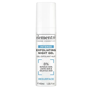 ELEMENTRE EXFOLIATING NIGHT GEL INTENSE 40 ML (8% GLYCOLIC ACID LACTIC ACID AND SALICYLIC ACID )