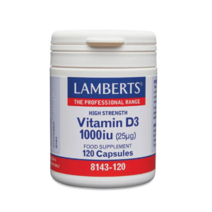 LAMBERTS VITAMIN D3 1000 IU X120 CAPSULES