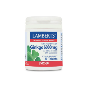 LAMBERTS GINKGO 6000 MG X 30 TABLETS