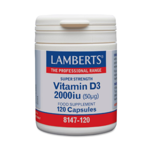 LAMBERTS VITAMIN D3 2000 IU X 120 CAPSULES