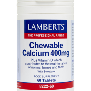 LAMBERTS CHEWABLE CALCIUM 400 MG X 60 TABLETS