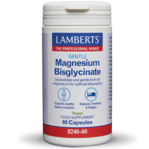 LAMBERTS GENTLE MAGNESIUM BISGLYCINATE X 60 CAPSULES