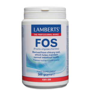 LAMBERTS FOS (FRUCTO-OLIGOSACCHARIDES) X 500 GRAMS