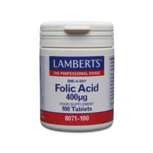 LAMBERTS FOLIC ACID 400 MCG X 100 TABLETS