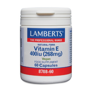 LAMBERTS VITAMIN E 400 IU ( 268MG) X 60CAPSULES