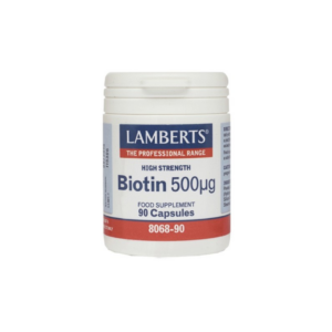 LAMBERTS BIOTIN 500 MCG X 90 CAPSULES