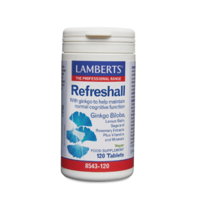 LAMBERTS REFRESHALL WITH GINKGO BILOBA X 120 TABLETS