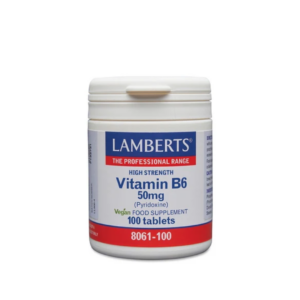 LAMBERTS VITAMIN B6 50 MG X 100 TABLETS