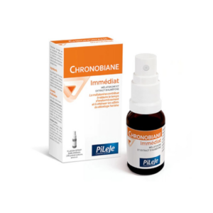 PILEJE CHRONOBIANE IMMEDIAT MELATONINE ET EXTRAIT D'AUBEPIN FLACON SPRAY SUBLINGUAL 150 PULVERISATIONS 20 ML