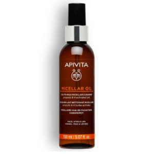 APIVITA MICELLAR OIL TO MILK CLEANSER PROPOLIS AND 4 ACTIVATED OILS 150ML