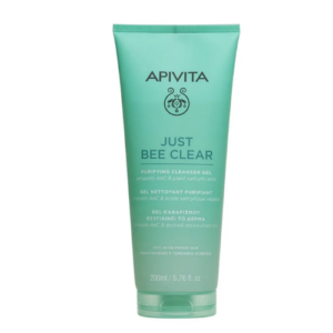 APIVITA JUST BEE CLEAR PURIFYING CLEANSER GEL OILY ACNE PRONE SKIN 200 ML