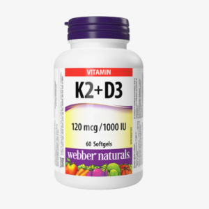 WEBBER NATURAL K2 120 MCG + D2 1000 UI X 60TB
