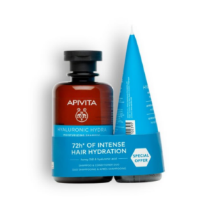 APIVITA SPECIAL OFFER 72H OF INTENSE HAIR HYDRATION HYALURONIC HYRA SHAMPOO 250 ML & CONDITIONER150 ML