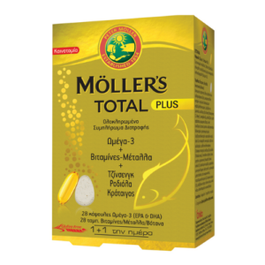 MOLLER'S TOTAL PLUS (OMEGA-3 + VITAMINA) 28+28 TAB