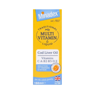 Minadex Cod Liver Oil for the whole family fl.150 ml