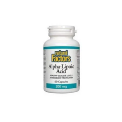 NATURAL FACTORS ALPHA - LIPOIC ACID 200 MG X 60 CAPSULES