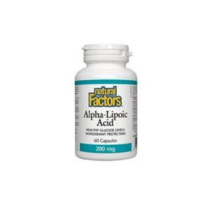 NATURAL FACTORS ALPHA - LIPOIC ACID 200 MG X 60 CAPSULES