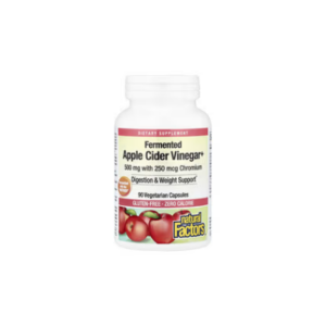NATURAL FACTORS APPLE CIDER VINEGAR 500 MG X 90 CAPSULES