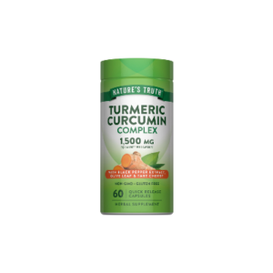 NATURES TRUTH ADVANCED TURMERIC CURCUMIN COMPLEX 1500MG x 60 CAPSULES