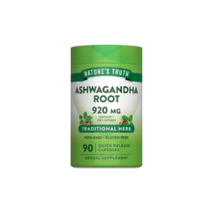 NATURES TRUTH ASHWAGANDHA ROOT 920 MG X 90 QUICK REALASE CAPSULES