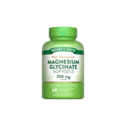 NATURES TRUTH HIGH ABSORPTION MAGNESIUM GLYCINATE 250 MG X 60 SOFTGELS