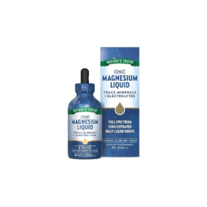 NATURES TRUTH IONIC MAGNESIUM LIQUID TRACE MINERALS+ ELECTROLYTES DROPS 118 ML