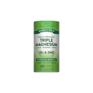 NATURES TRUTH TRIPLE MAGNESIUM + D3 + ZINC X60 TB