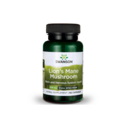 Swanson Full Spectrum Lion's Mane Mushroom 500mg x 60 capsules