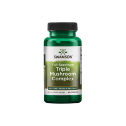 Swanson Full Spectrum Triple Mushroom Complex Immun Health (maitake reishi shitake) x 60 capsules