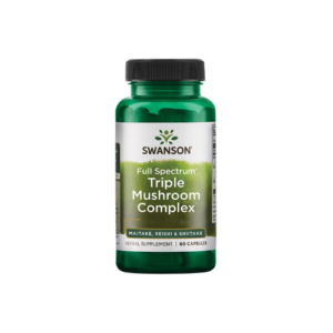 Swanson Full Spectrum Triple Mushroom Complex Immun Health (maitake reishi shitake) x 60 capsules