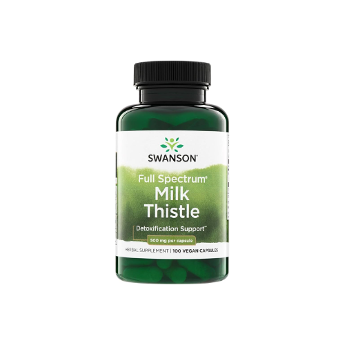 Swanson Milk Thistle Detoxification Support 500 Mg x 100 Vegan Capsules