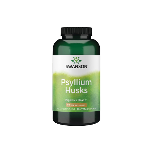 Swanson Psyllium Husks 610 Mg x 100 Capsules
