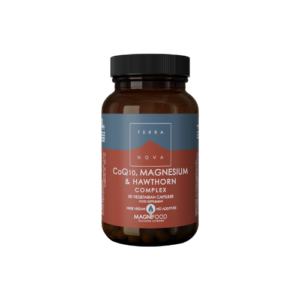 Terra Nova CoQ10 Magnesium & Hawthorn Complex x 50 vegetarian capsules