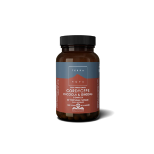 Terra Nova Cordyceps Rhodiola & Ginseng Complex x 50 vegetarian capsules