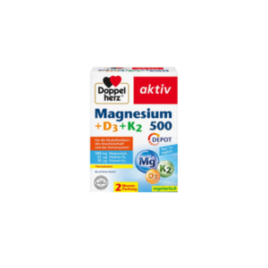 DOPPEL HERZ AKRIV MAGNESIUM 500+D3+K2 X 30 TABLETA