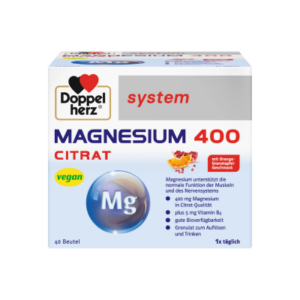 DOPPEL HERZ SYSTEM MAGNESIUM CITRAT 400 MG x 40 BUSTINA