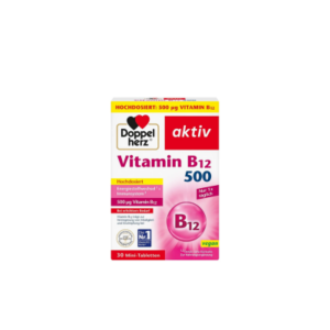 DOPPEL HERZ AKTIV VITAMIN B 12 500 MCG X 30 TABLETA
