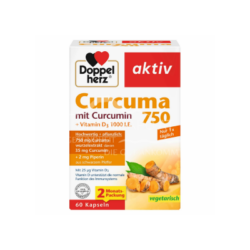 DOPPEL HERZ AKTIV CURCUMA 750+ VIT D3 1000 I.E.