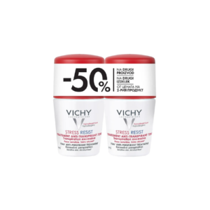 VICHY DEODORANT STRESS RESIST 72H ANTI TRANSPIRANT ROLL ON 50ML DUO PACK 1+1 SPECIAL PRICE
