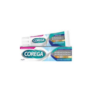 COREGA EXTRA STRONG NEUTRAL FLAVORLESS DENTURE ADHESIVE CREAM 40G