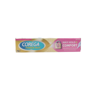 COREGA POWER  MAX HOLD + COMFORT 12 H  DENTURE ADHESIVECREAM 70 G