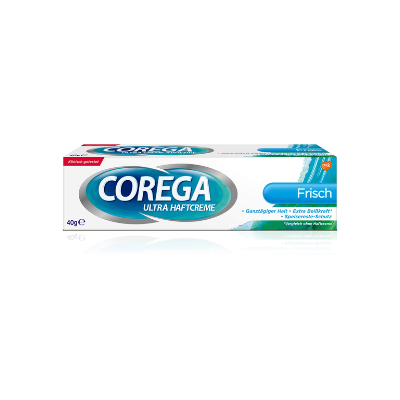 COREGA ULTRA HAFTCREME FRISCH DENTURE ADHESIVE CREAM 40GR.