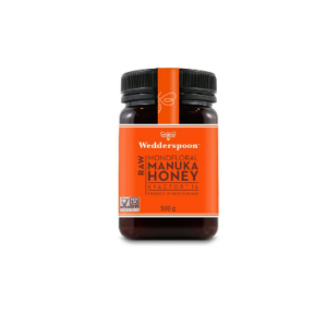 Wedderspoon Raw Monofloral Manuka Honey KFactor 16 500g